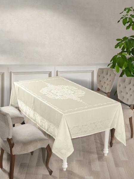 Скатертина Jumbo водовідштовхуюча (Кремовий, 140х180)